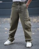 خرید شلوار کارگو ماشی بگ دمپا استوپر سنگشور GENTIMEN