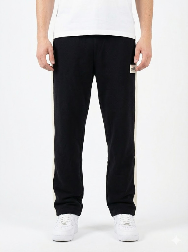 نمای جلو از شلوار بگ مردانه بغل خط GENTIMEN